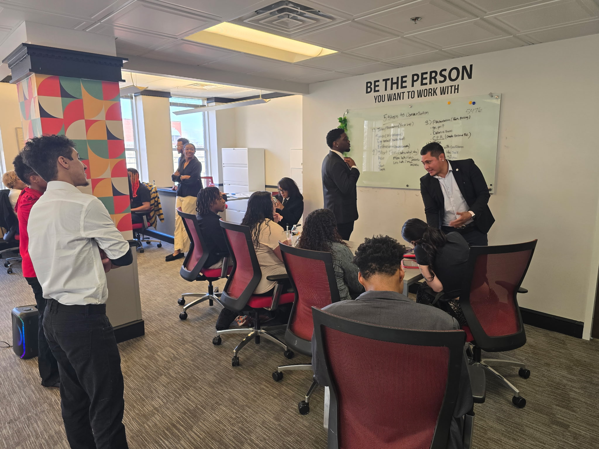 Working here at Apex Innovations and Marketing Inc.